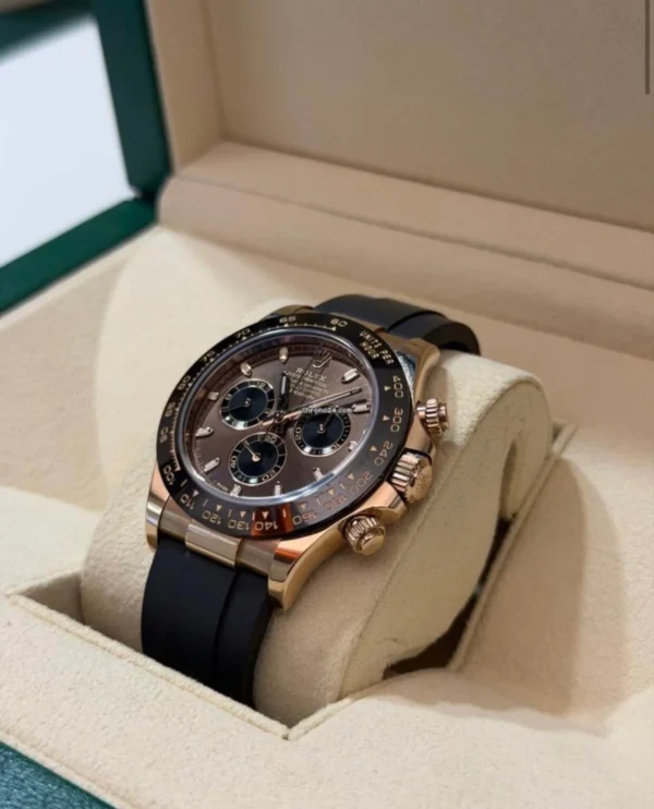 Rolex Daytona Chocolate del 2023 oysterflex oro rosa full set top condition con documenti