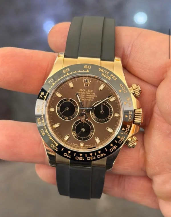 Rolex Daytona Chocolate del 2023 oysterflex oro rosa full set top condition con documenti