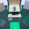 Rolex Oyster Perpetual 36 Blu del 2024 full set excellent condition con pellicole parziali