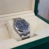 Rolex Oyster Perpetual 36 Blu del 2024 full set excellent condition con pellicole parziali