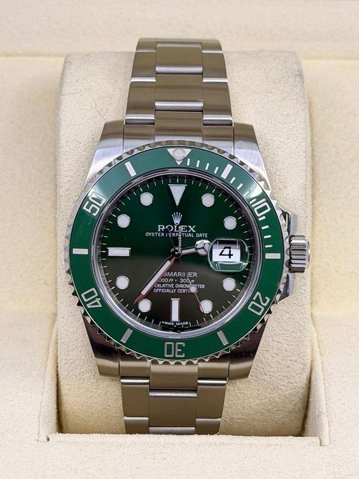 Rolex Submariner Date hulk del 2011 full set top condition con documenti e scatola