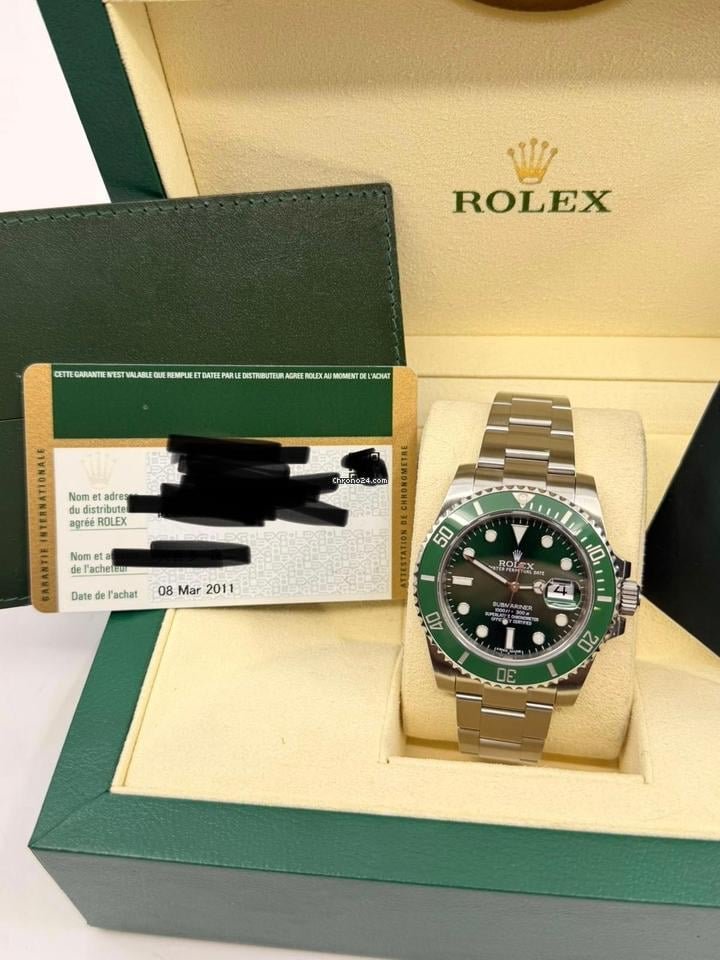 Rolex Submariner Date hulk del 2011 full set top condition con documenti e scatola - Image 3