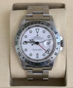 Rolex Explorer II white bianco polar Calibro 3186 del 2008 Italia card full set senza fori