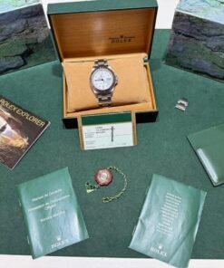 Alternative view of Rolex Explorer II white bianco polar Calibro 3186 del 2008 Italia card full set senza fori