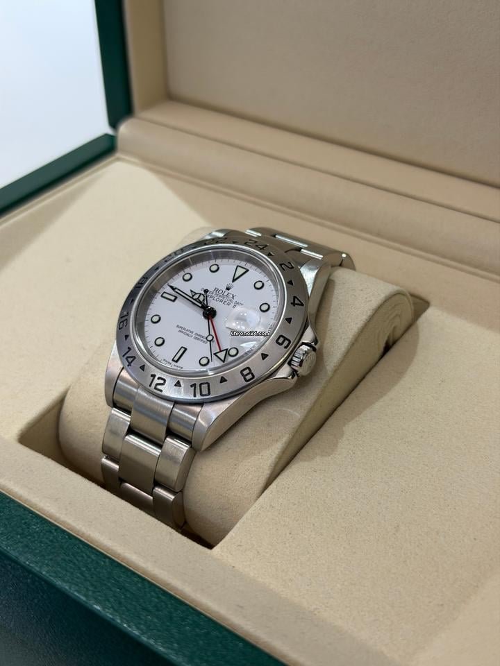 Rolex Explorer II white bianco polar Calibro 3186 del 2008 Italia card full set senza fori - Image 4