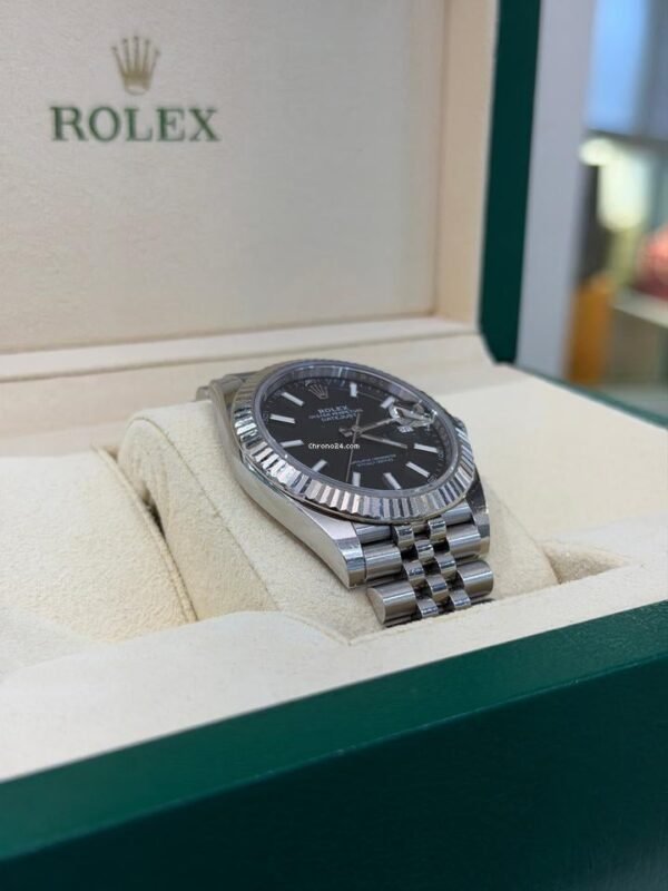 Rolex Datejust 41 41mm nero jubilee del 2019 Italiano full set top condition con documenti scatola