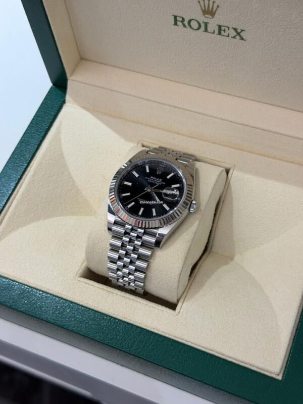 Rolex Datejust 41 41mm nero jubilee del 2019 Italiano full set top condition con documenti scatola