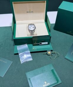 Alternative view of Rolex Datejust 41 41mm rhodium NUOVO 2026 Jubilee full set con documenti e scatola Rolex