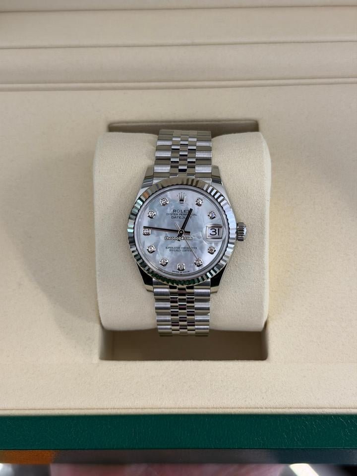 Rolex Datejust 31 NUOVO 2026 quadrante mother of pearl diamond MOP dial jubilee full set - Image 3