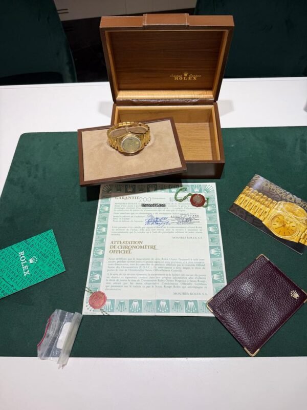 Rolex Day-Date 36 36mm del 1989 Italia yellow gold full set top condition con documenti e scatola