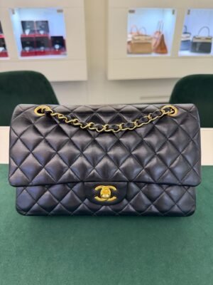 Chanel Classic Double Flap Bag Medium noir nero