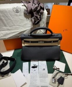 Alternative view of Hermès Kelly Maxi 42 pellame togo color plomb NUOVA 2025