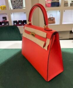 Alternative view of Hermès Kelly 25 sellier second hand 2016 in pelle epsom sellie