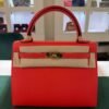 Hermès Kelly 25 sellier second hand 2016 in pelle epsom sellie