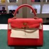 Hermès Kelly 25 sellier second hand 2016 in pelle epsom sellie