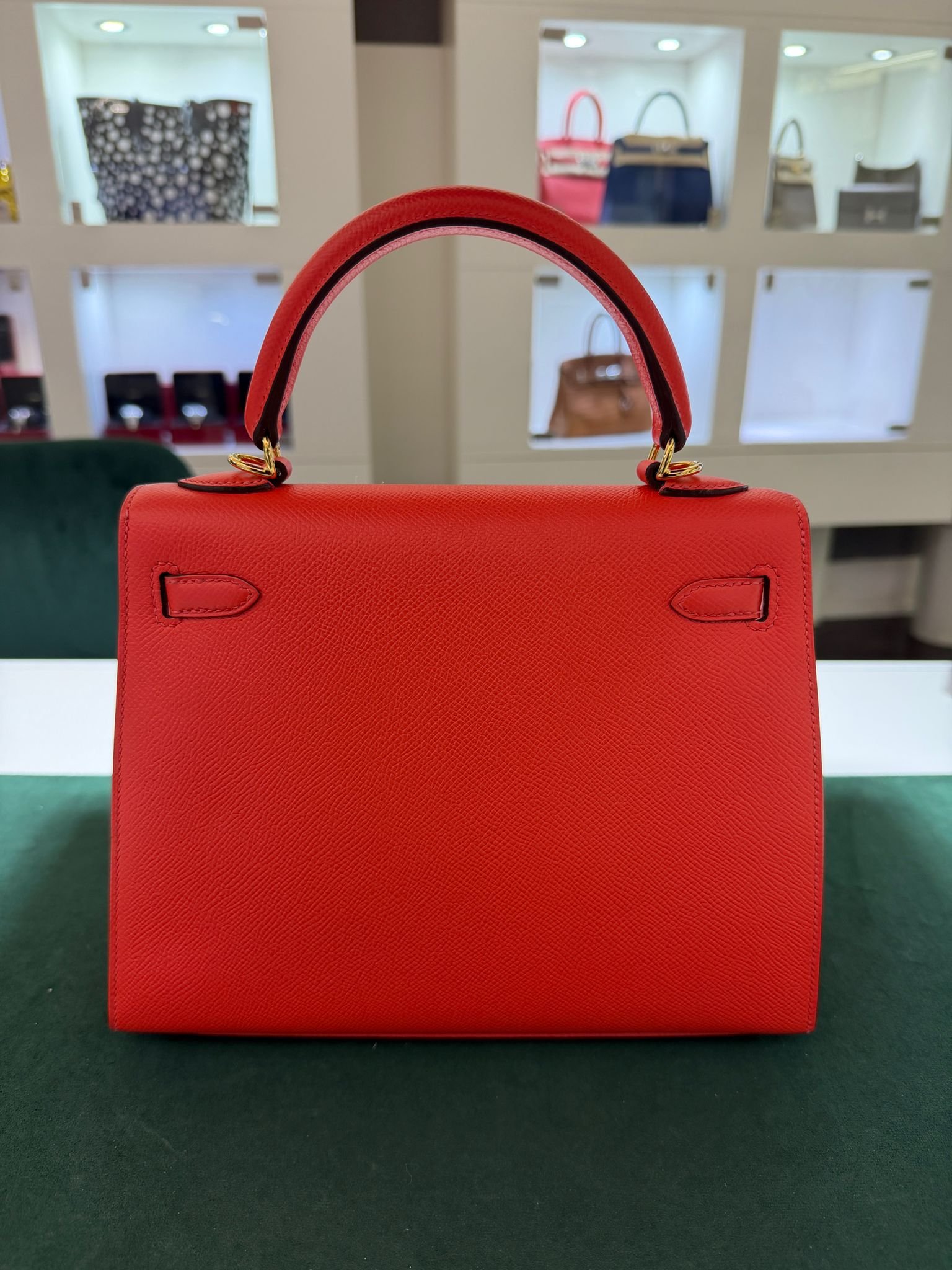 Hermès Kelly 25 sellier second hand 2016 in pelle epsom sellie - Image 5