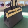 Hermès Birkin 25 retourne veau togo colore plomb stampa K NUOVA 2026 Febbraio hardware dorato