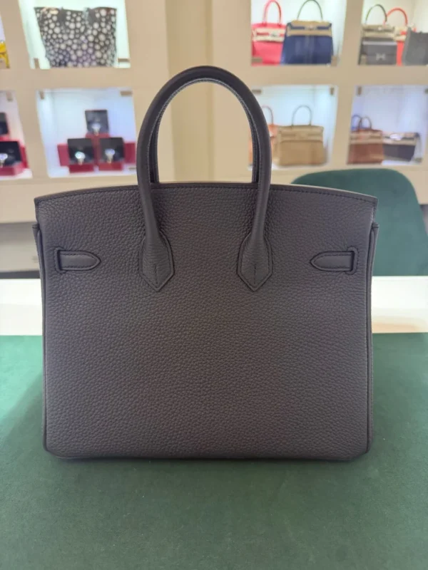 Hermès Birkin 25 retourne veau togo colore plomb stampa K NUOVA 2026 Febbraio hardware dorato