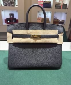 Hermès Birkin 25 retourne veau togo colore plomb stampa K NUOVA 2026 Febbraio hardware dorato