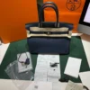 Hermès Birkin 25 retourne veau togo colore plomb stampa K NUOVA 2026 Febbraio hardware dorato