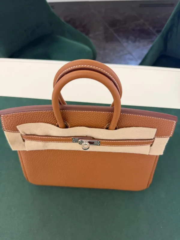 Hermès Birkin 25 retourne veau togo colore GOLD