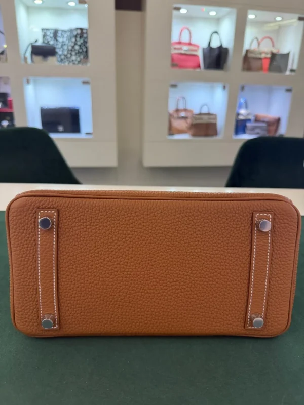 Hermès Birkin 25 retourne veau togo colore GOLD