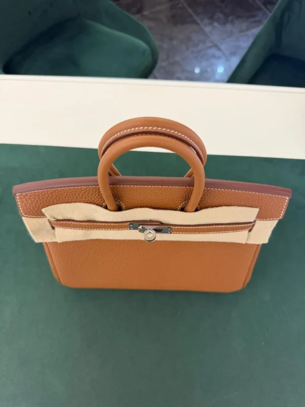 Hermès Birkin 25 retourne veau togo colore GOLD
