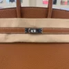 Hermès Birkin 25 retourne veau togo colore GOLD