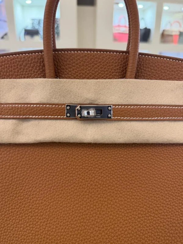 Hermès Birkin 25 retourne veau togo colore GOLD
