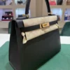 Herm&egrave;s Kelly 28 Sellier NUOVA 2025 seriale K colore Nero pelle epsom con hardware dorato