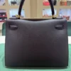 Herm&egrave;s Kelly 28 Sellier NUOVA 2025 seriale K colore Nero pelle epsom con hardware dorato