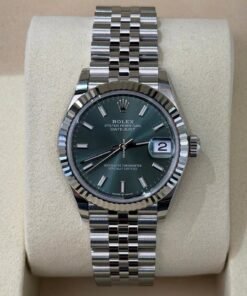 Rolex Datejust 31 NUOVO 2026 Marzo Italia Jubilee green verde menta full set con documenti