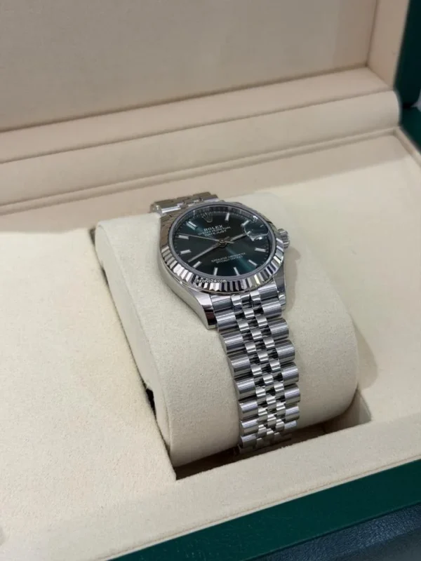 Rolex Datejust 31 NUOVO 2026 Marzo Italia Jubilee green verde menta full set con documenti