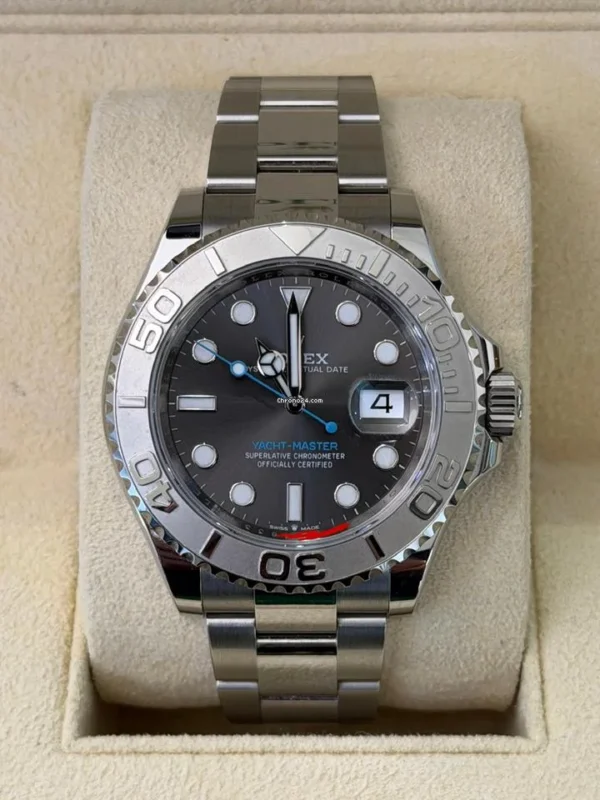 IMG_2882.jpg Rolex Yacht-Master 40 grey NUOVO 2025 Italia full set con documenti e scatola Rolex