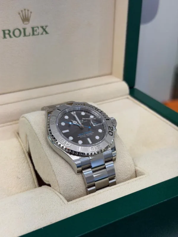 IMG_2885.jpg Rolex Yacht-Master 40 grey NUOVO 2025 Italia full set con documenti e scatola Rolex