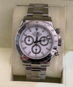 Rolex Daytona Cosmograph bianco white del 2008 full set top condition con documenti e scatola