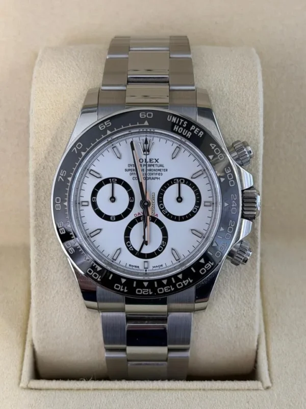 Rolex Daytona ceramica panda bianco del 2023 Italia full set excellent condition con documenti