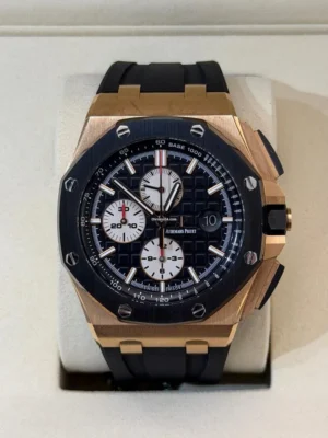 Audemars Piguet Royal Oak Offshore Chronograph rose gold del 2015 full set excellent condition documenti