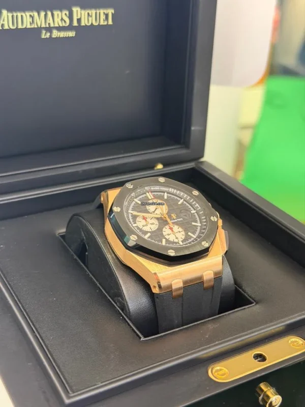 Audemars Piguet Royal Oak Offshore Chronograph rose gold del 2015 full set excellent condition documenti