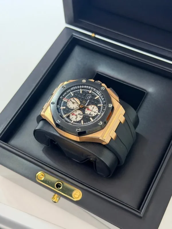 Audemars Piguet Royal Oak Offshore Chronograph rose gold del 2015 full set excellent condition documenti