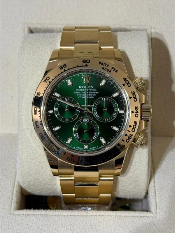 IMG_3858.jpg Rolex Daytona Green dial NUOVO John Mayer quadrante verde del 2021 full set Italia