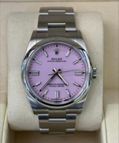 Rolex Oyster Perpetual 36 NUOVO pink rosa dial del 2024 Italia full set con documenti e scatola