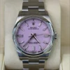 Rolex Oyster Perpetual 36 NUOVO pink rosa dial del 2024 Italia full set con documenti e scatola