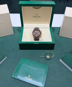 Alternative view of Rolex Daytona oysterflex oro rosa Chocolate del 2018 top condition con scatola Rolex
