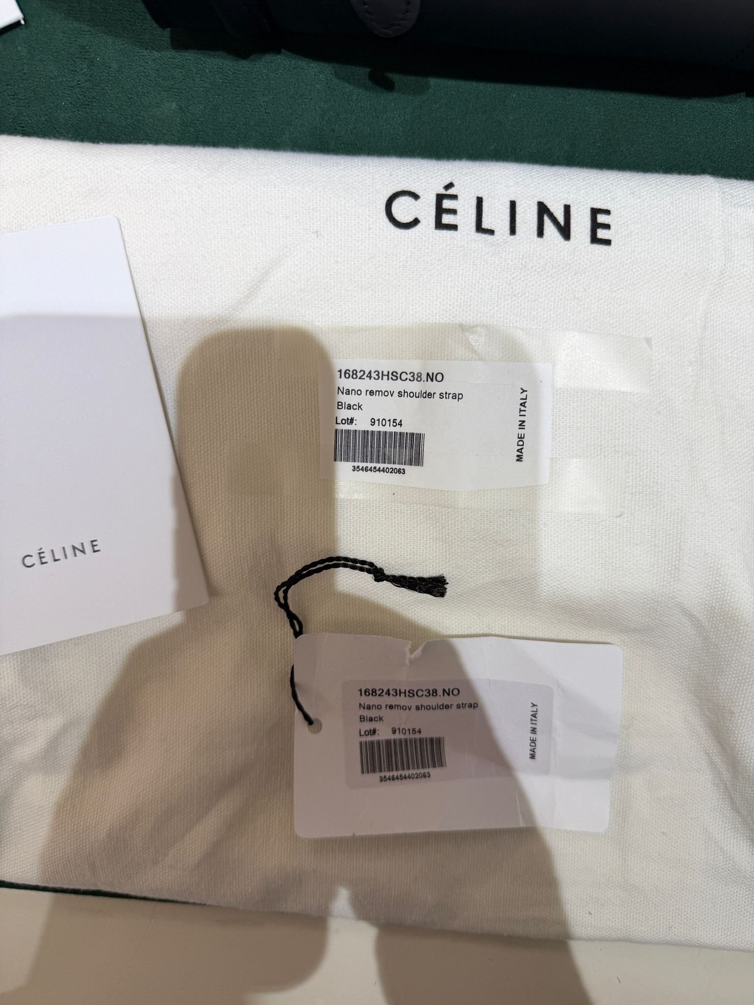 Céline Luggage Nano – Pelle di vitello nera Modello: Luggage - Image 5