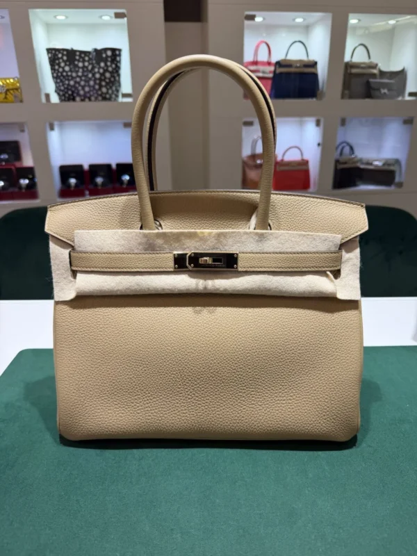 Hermès Birkin 30 retourne veau togo poussiere stampa K Seminuova 2025 Novembre