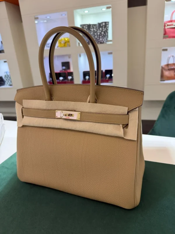 Hermès Birkin 30 retourne veau togo poussiere stampa K Seminuova 2025 Novembre