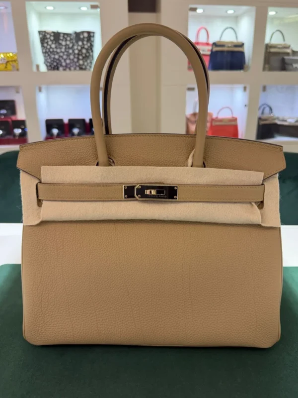 Hermès Birkin 30 retourne veau togo poussiere stampa K Seminuova 2025 Novembre