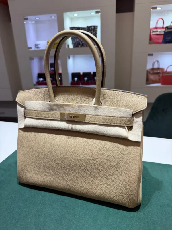 Hermès Birkin 30 retourne veau togo poussiere stampa K Seminuova 2025 Novembre