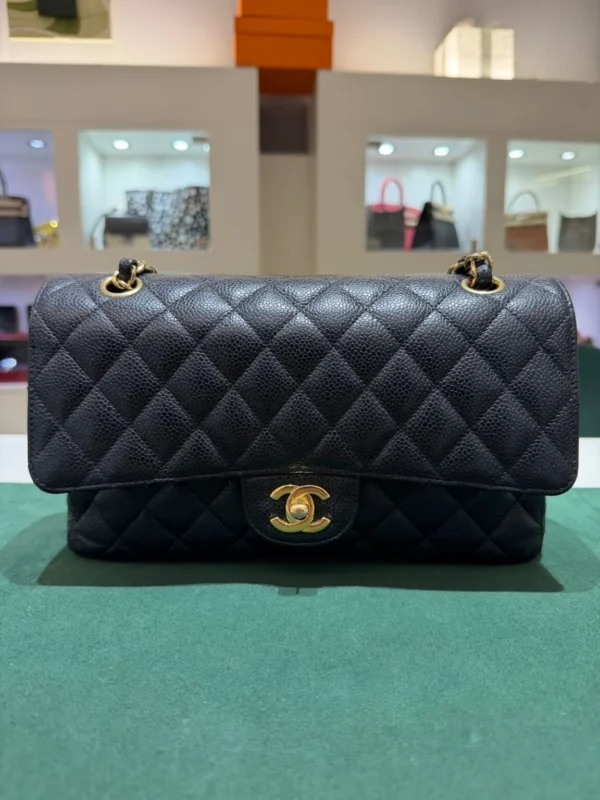 Chanel Classic Double Flap Bag Medium noir nero (25,5 × 16 × 7,5 cm) del 2020